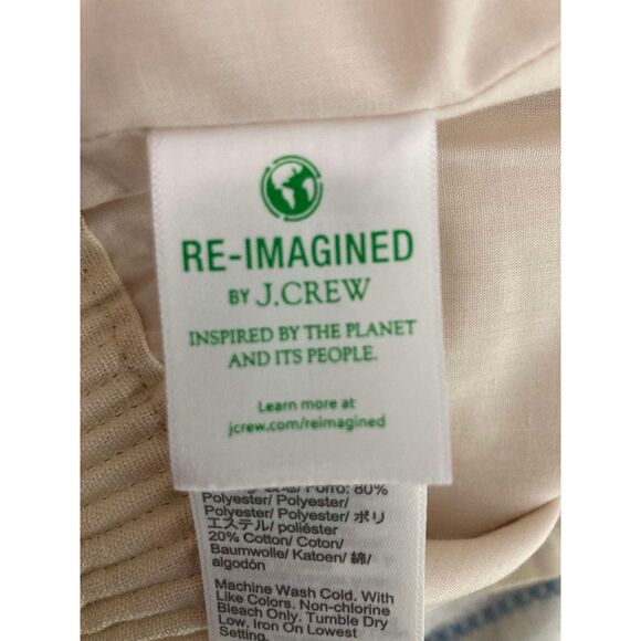 Reimagined by J Crew | NWT Linen-cotton Blend City Skirt with pockets | Size 16 - Picture 5 of 6